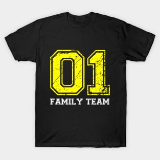 Funny T-Shirt 01 Family Team for Everyday T-Shirt